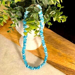 Blue Shell Necklace